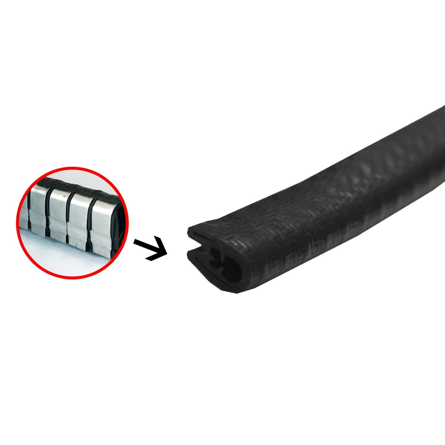 Rubber Material Seal Strip Trim Auto Vehicle Protector Door Trunk Edge