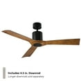 thumbnail image 2 of Aviator 54" Matte Black/Distressed Koa Smart Ceiling Fan with Remote Control, 2 of 9