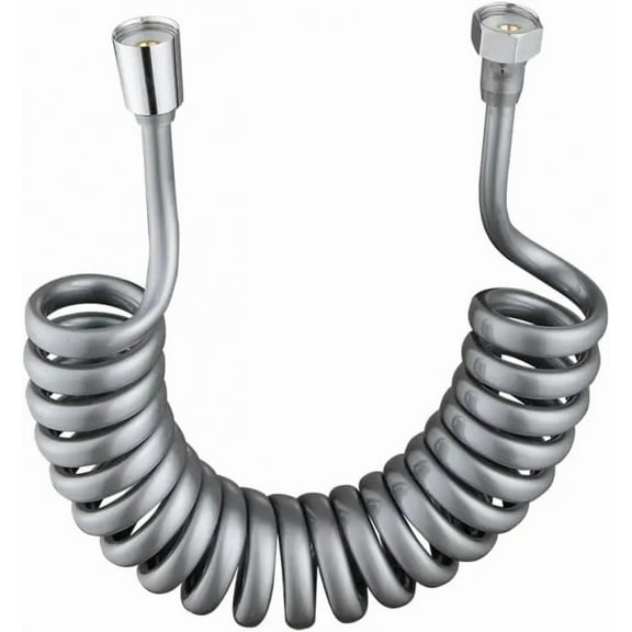 Toilet Bidet Spring Hose Flexible Shower Tube Anti-twist & Stretchable Water Plumbing Spiral Flexible Shower Hose 1.5/2/3/5M