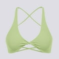 thumbnail image 3 of Women's Yoga Bra With Chest Pad Back Backless Sport Solid Color Underwear Vest Yoga Strap Expensive Clothes for Women Sports Bra for Women Yoga Crop Sports Bra Workout for Women Clothes Yoga Bra Top, 3 of 3