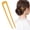 Caramel Brown#3, variant on French Hair Pins U Shape Hair Clip For Women Metal Hair Fork 3.93inch Long Bun Plate Hairpin Hair Insert Hair Sticks Accessories for Thick Long Hair Caramel Brown#3