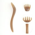 thumbnail image 3 of Unique Bargains 1 Pc Women Durable Five Claws Style Head Massager for Home for Office Resin Amber, 3 of 4