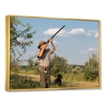 thumbnail image 2 of Designart "Hunt'S Firearm" Hunting & Fishing Floater Framed Canvas Art Print, 2 of 5