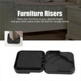 Furniture Leg Riser Bed Lifts 8 Pieces Adjustable Bed Riser Plastic Non
