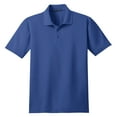 thumbnail image 5 of Yellow Rooster Men's Short Sleeve Stain-Release Polo T-Shirts Royal XS, 5 of 6