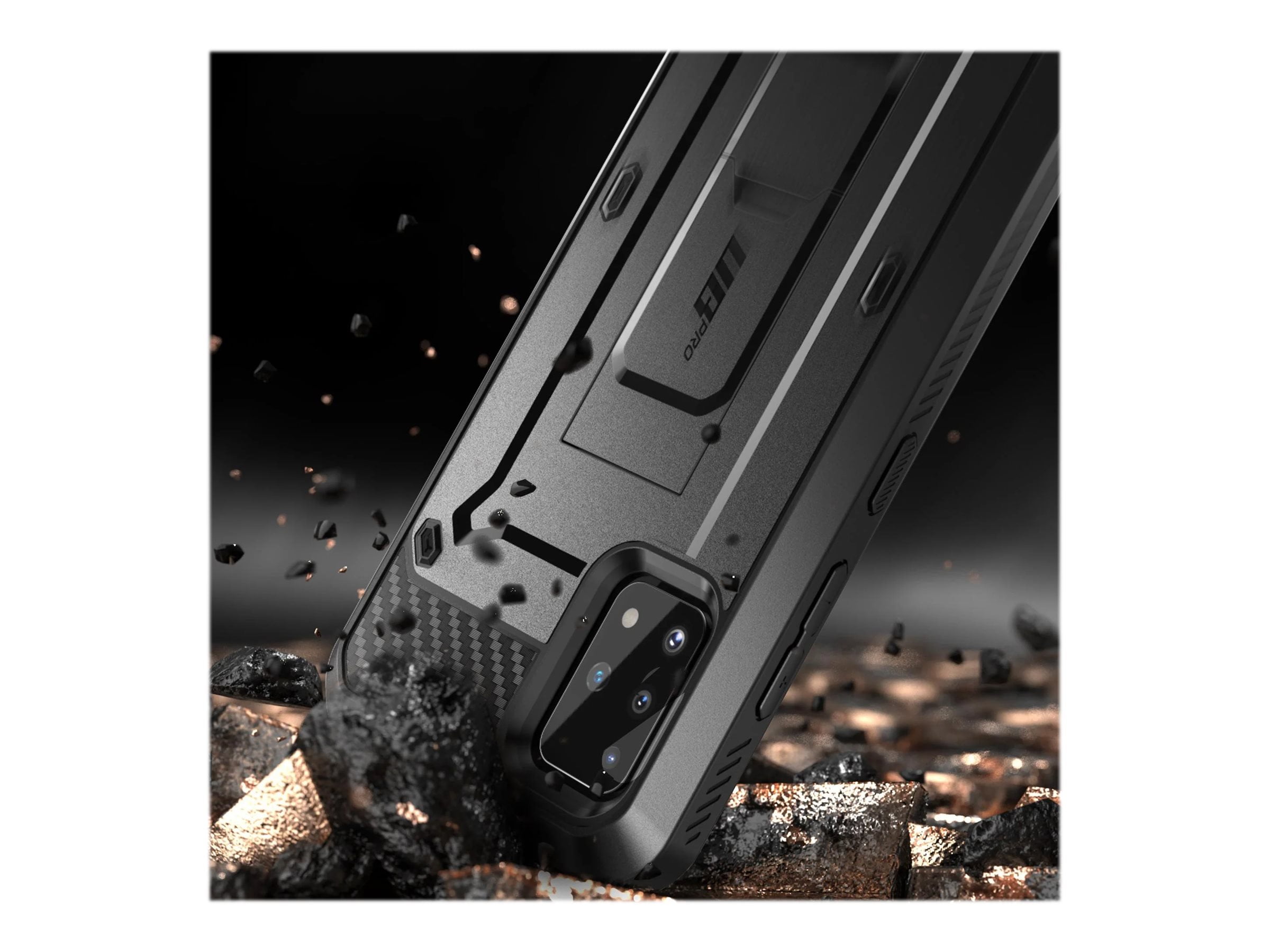 SUP Unicorn Beetle Pro Rugged Carrying Case (Holster) Samsung Galaxy A51 Smartphone, Black