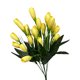 thumbnail image 2 of Ramo de flores artificiales de margaritas de seda con vegetación para decoraciones de boda, decoración del hogar, centros de mesa y arreglos de suelo, 2 of 6
