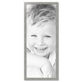 thumbnail image 2 of ArtToFrames 20" x 49" Classic Silver Picture Frame, 20x49 inch Silver Wood Poster Frame (WOM-4926), 2 of 7