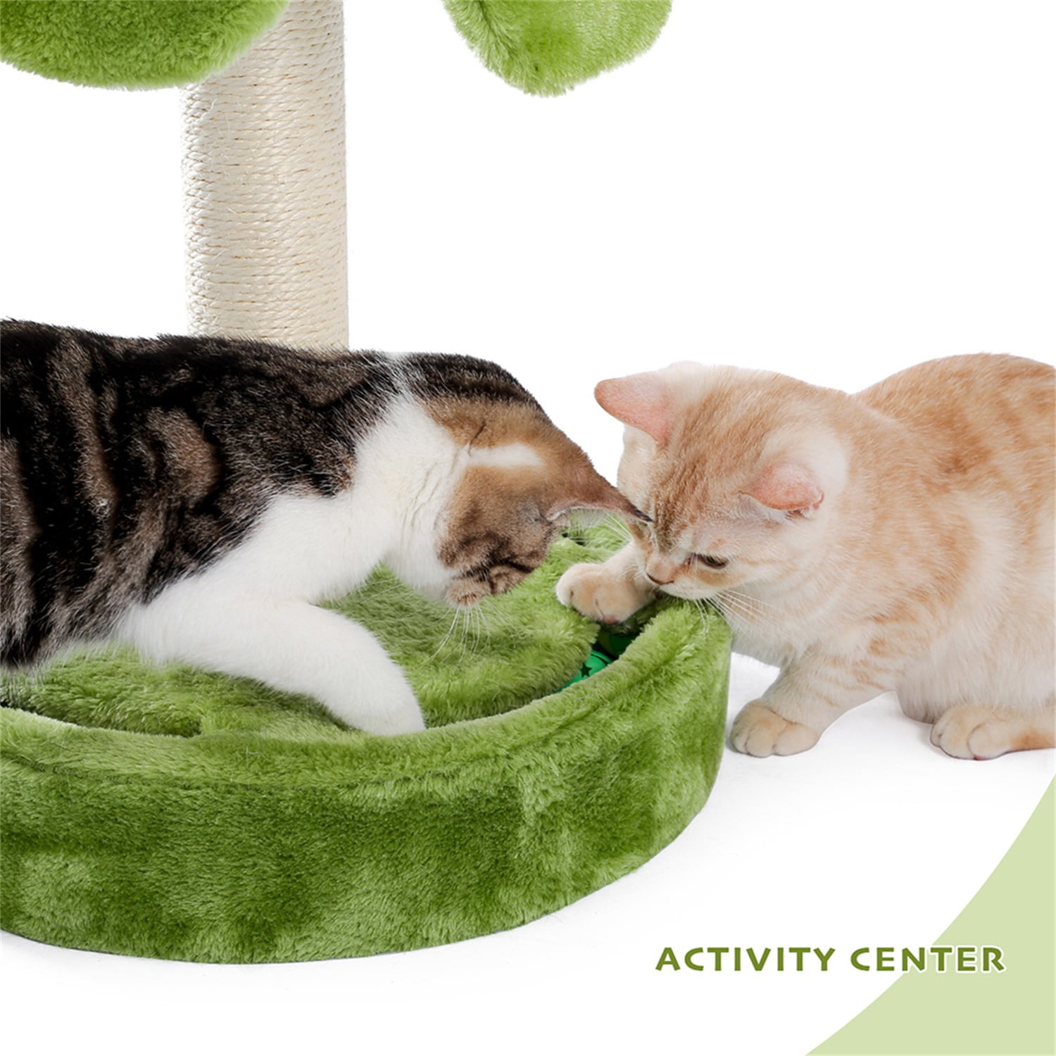 Pefilos 32" Cat Scratching Post Cat Tree, Cute Cat Scratcher Furniture Interactive Activity Toys for Kitten, Black Pefilos 32" Cat Scratching Post Cat Tree, Cute Cat Scratcher Furniture Interactive Activity Toys for Kitten, Black