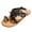Black, variant on Utoimkio Platform Sandals for Women Plus Size Summer Sandals for Women Slip On Flat Shoe Female Open Toe Slip On Beach Slipper