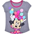 thumbnail image 6 of Disney Girl's Minnie Mouse 4 Pack Short Sleeves Tee Shirt Set, Fashionable Bundle for Kids, 6 of 9