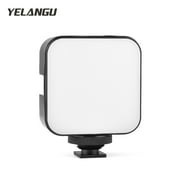 YELANGU Photography Lamp,Video Fill-in Lamp With Cold Mount L-ed01 L-ed Video Cold Mount Adapter Lamp 6500k Dimmable 6500k Dimmable 5w Led01 Led Video Adapter Dslr Camera Fill-in Lamp 6500k Eryue