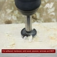 thumbnail image 6 of Uxcell 45mm (1.77") High Carbon Steel Serrated Wood Hinge Drilling Forstner Drill Bit Hole Opener, 6 of 6