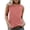 Watermelon Red, variant on WREESH Women's Sleeveless Crewneck Flowy Tank Top Lightweight Loose Fit Summer Casual Solid Color Tops