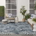 thumbnail image 3 of Nourison Garden Oasis 10' x 14' Navy Tropical Rug, 3 of 11