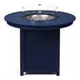 thumbnail image 6 of WestinTrends Helios 47" Modern Outdoor Patio Propane Round Counter Height Fire Pit Table (Rocks Not Included), Navy Blue, 6 of 14