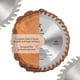 thumbnail image 2 of Hojas de sierra circulares de 115 x 22,2 mm, disco de corte de 40 dientes, sierras de acabado de carburo de madera para metal, madera, piedra, vidrio, plástico, disco de corte inalámbrico, dientes de, 2 of 5
