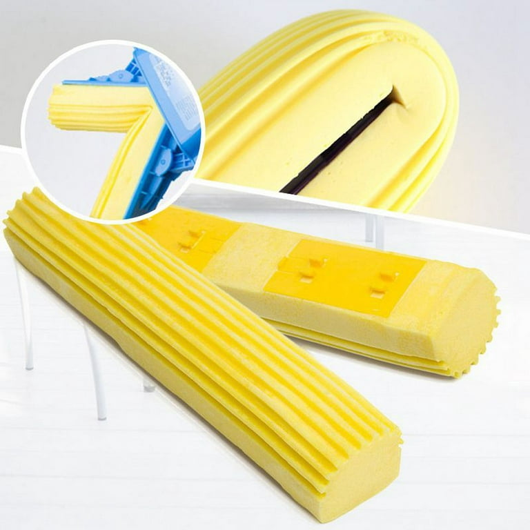 3 PVA Sponge Foam Rubber Mop Head Refill Replacement Home Floor Cleaning