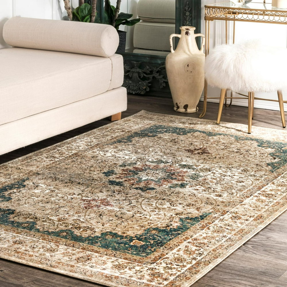 nuLOOM Traditional Kristie Medallion Area Rug