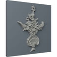 thumbnail image 5 of Ekena Millwork 8 1/4"W x 12 1/2"H x 1 1/4"P Flower Onlay, 5 of 6