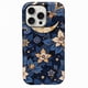 thumbnail image 3 of SKLYDDI Funda para iPhone 15 Plus con Diseño Floral Art Nouveau y Lunas Doradas, 3 of 7