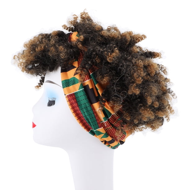 Peluca De Pelo Sintético, Peluca Con Diadema De Pelo Corto, Uso Duradero, Realista, De Moda Para Mujeres