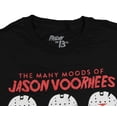 thumbnail image 3 of The Many Moods Of Jason Voorhees Mask Shirt Distressed Licensed Graphics Tee XL, 3 of 3