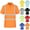 Style1-Orange, variante sur 4X Chemises pour Hommes Grande Taille Col à Revers Manches Courtes Hauts Légers Respirants Boutonnés T-Shirts Réfléchissants Tricotés Extensibles Décontractés Été Golf Camisetas pour Hommes Mes Commandes Places Récentes par Moi