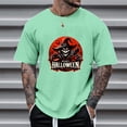 thumbnail image 4 of LIIPEE Short Sleeve Tees For Men Halloween Graphic Crew Neck Casual T Shirts Male Comfortable Breathable Versatile Tshirt,XL, 4 of 4