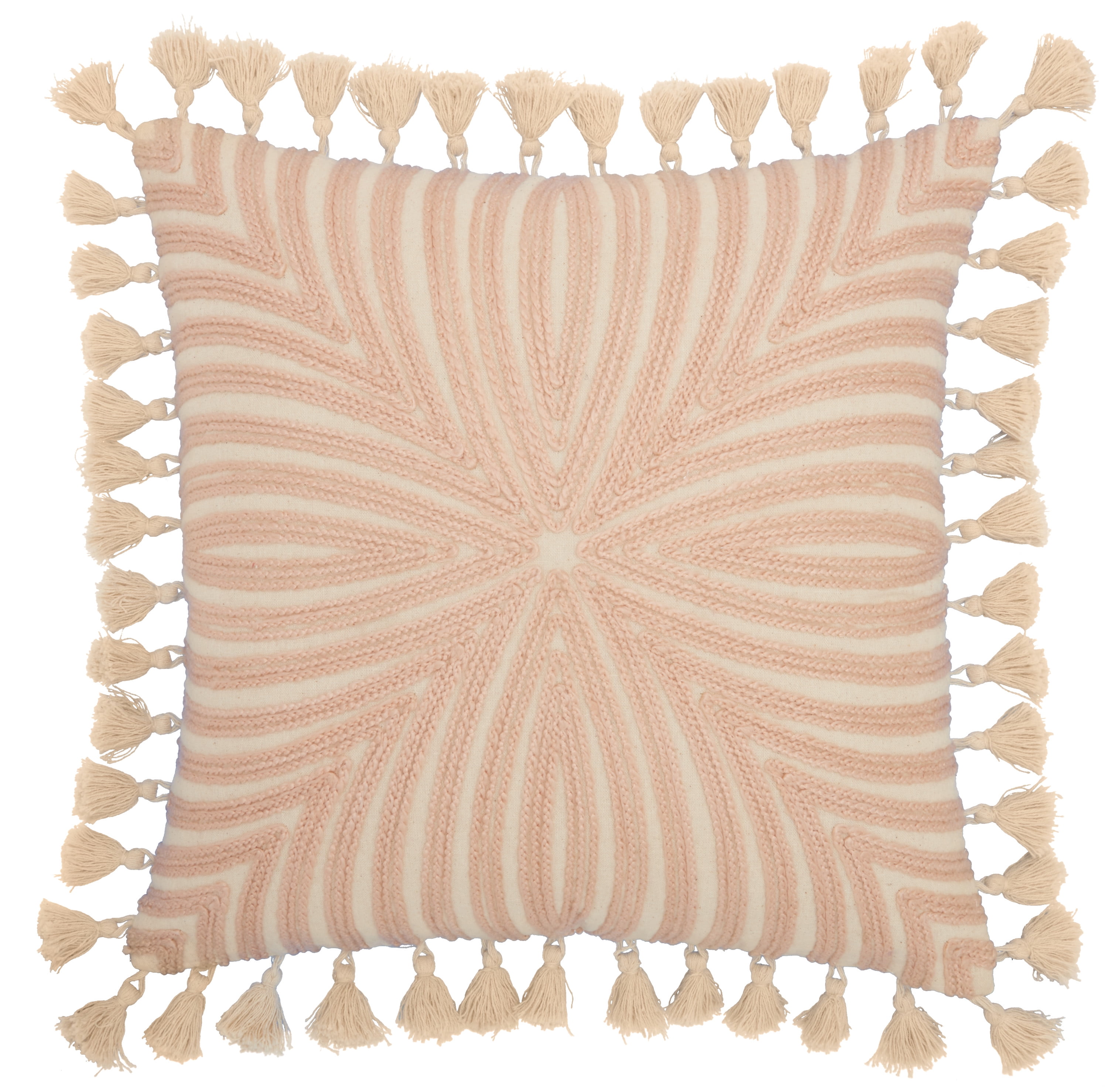 Nourison Life Styles Blush Decorative Throw Pillow , 18" x