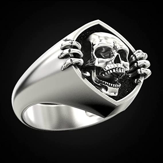 Mens gothic shop rings uk