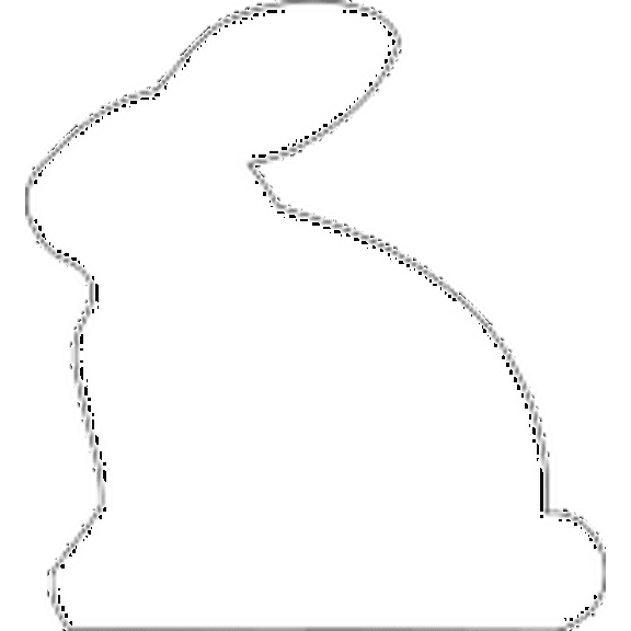 SHAPES ETC. Sticky Shape Notepad - Rabbit