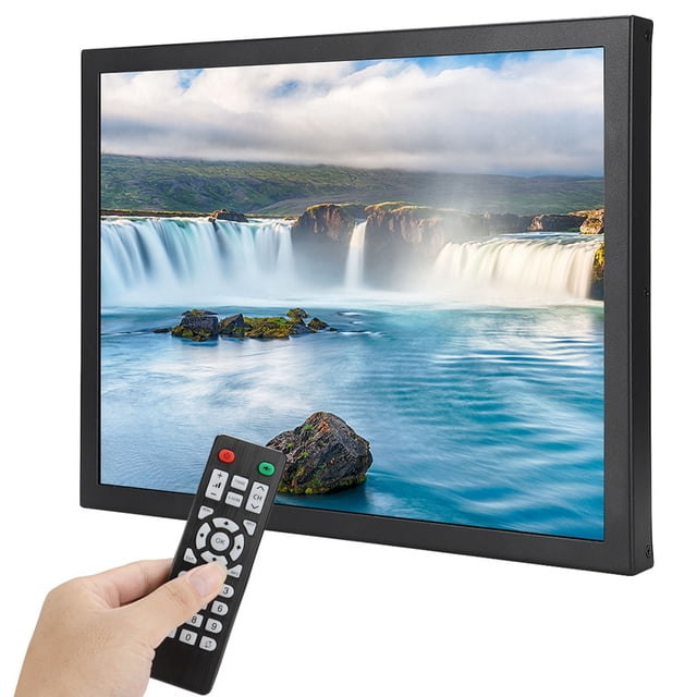 Monitor,15in Resistance Touch Screen Industrial Display HD Monitor Meticulously Designed
