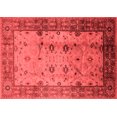 thumbnail image 1 of Ahgly Company Indoor Rectangle Oriental Red Industrial Area Rugs, 7' x 9', 1 of 4