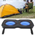 thumbnail image 1 of Tazones De Perros Elevados Plegables Con Soporte, ABS, PP, TPE, Portátil, Fácil De Limpiar, Tazones Para Perros Dobles Dobles, Para Mascotas Pequeñas Y Medianas, Suministros De, 1 of 7