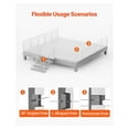 thumbnail image 5 of Cable Railing Post Kit, 36" Stainless Steel Deck Stair Post - Wire Drawing Finish, Pre-Drilled, Mounting Bracket, TriGol Railing System, 5 of 7