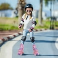 thumbnail image 3 of SubSun Kids Roller Skates for Girls Boys 4 Sizes Adjustable for Sports Toys, 3 of 7