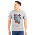 thumbnail image 3 of Let Freedom Roll Classic Muscle Car Plus Size Crewneck Graphic Tee Shirt Brisco Brands 2X, 3 of 6