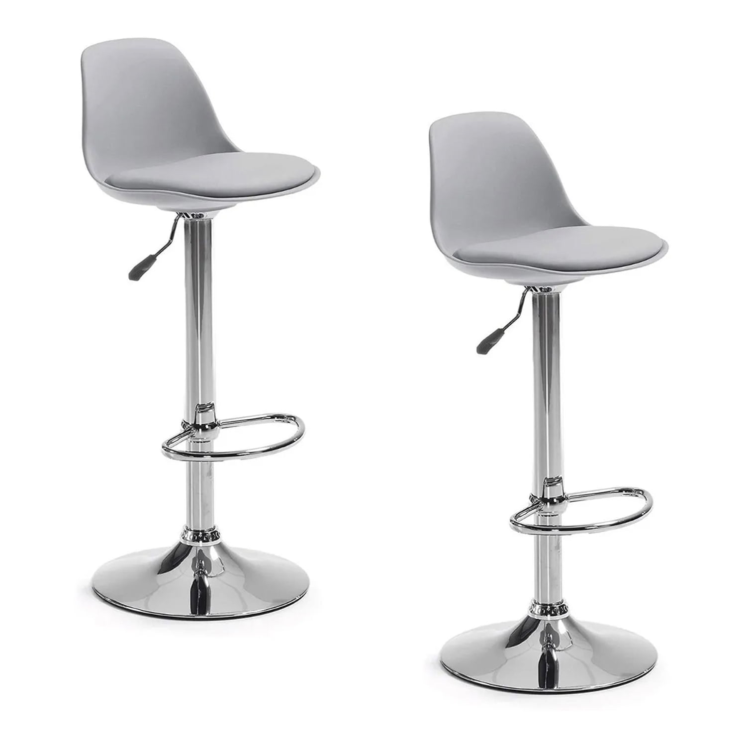 Pack 2 Sillas Altas De Bar Taburete Orlando-T