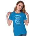 thumbnail image 4 of Warm Hug Cup Coffee Cute Morning Womens Slim Fit Graphic Tee Brisco Brands S, 4 of 4