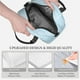 thumbnail image 3 of Fotbe Light Blue Marble Bolsa de Almuerzo con Estampado, Lonchera Aislada, Contenedores de Comida Reutilizables Tipo Cooler a Prueba de Fugas, 3 of 7