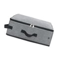thumbnail image 3 of S SERENABLE Foldable Cat Litter Box Travel Cat Sand Box Cat Litter Pan for Outdoor Kitty Grey, 3 of 9