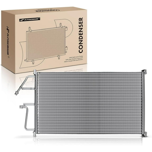 A-Premium Air Conditioning A/C Condenser Compatible with Chevrolet, GMC Models - Blazer, C1500 C2500 C3500 (Suburban) - K1500 K2500 K3500 (Suburban) - Replace# 52411109