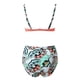 thumbnail image 4 of Gibobby Trajes de Baño para Mujer Conjunto cintura Halter Vintage alta pieza Bikini mujer traje de baño dos fruncido Retro estampado traje de baño Tankin(Rosa,G), 4 of 5