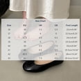 thumbnail image 3 of hoksml Women Round Toe Ballet Flats, Fabric Flower Decor PU Upper Slip On Casual Dress Flat Shoes, 3 of 9