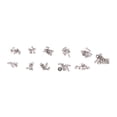 thumbnail image 4 of Carbon Steel Computer Screw Kit - 600-Piece Assortment with M2, M2.5, M3 Flat Head Screws, Screwdriver & Brush (Silver) - Precise Metric Threads, Durable for PC Case, Motherboard, Hard Drive & Laptop, 4 of 6