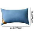 thumbnail image 3 of Feather Velvet Hotel-grade Pillow Core Soft And Supportive Down Bed Pillow Suitable for Back Side And Stomach Sleepers Made Of Skin-friendly Cotton Fabric, Blue, 3 of 7