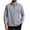 #0172-Gray, variant on Qiyinn Modern Stylish Men's Casual Business Dress Shirt with Pocket - Long Sleeve Button Down Shirt