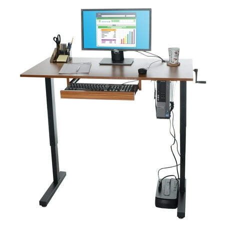 Milliard Height Adjustable Standing Desk 48 X 24in Desktop W