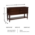 thumbnail image 3 of Signature Design by Ashley Lavinton Brown Dining Server, 3 of 19
